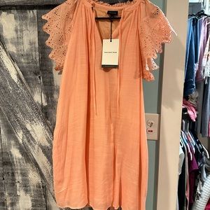 Coral “Who What Wear” dress. New with tags. Size xs